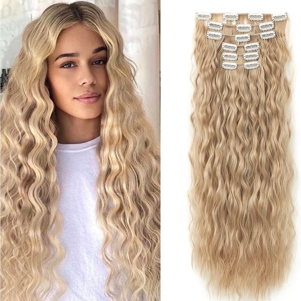 24 inch mermaid wave curly hair extensions